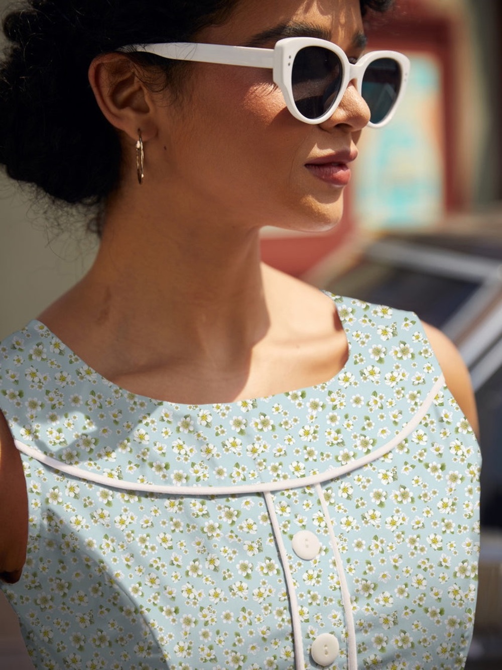 NWT Retrolicious Elizabeth Dress Petite Floral - Picture 4 of 10